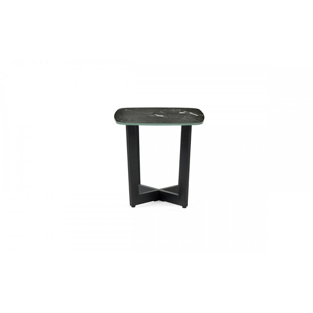 Olympus Lamp Table - Black Marble