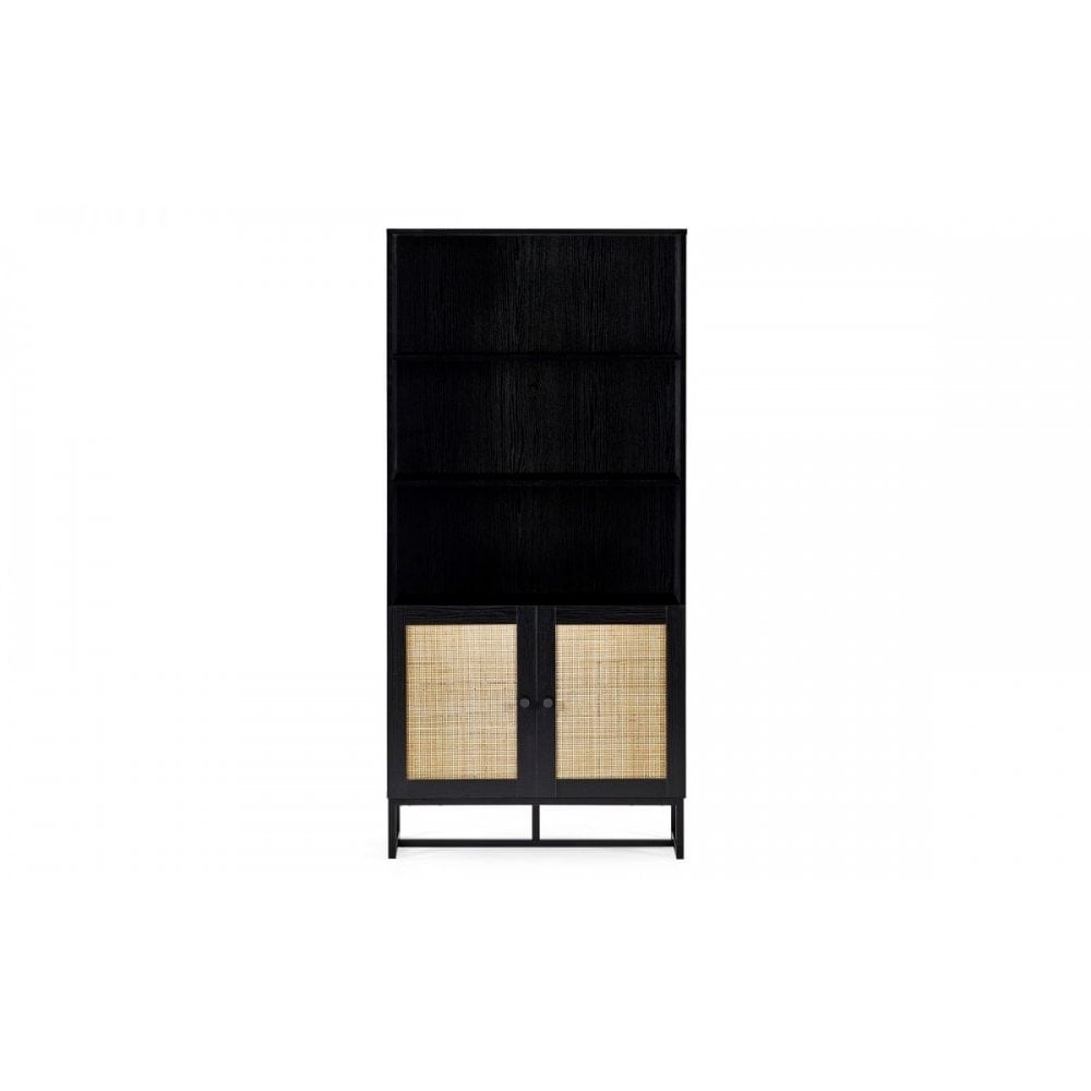 Padstow Tall Bookcase - Black