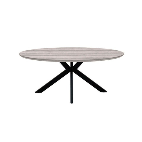 Manhattan Oval Table 1800mm Grey