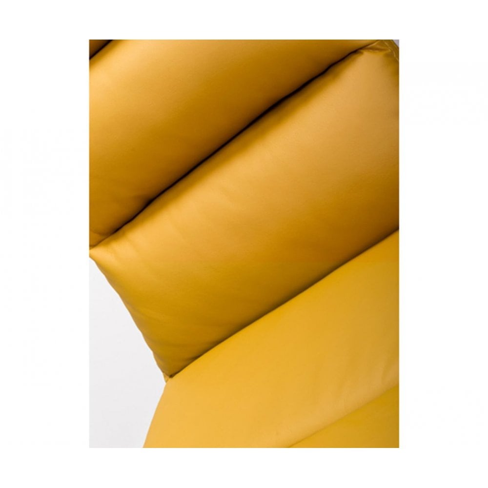 Nobo Swivel Chair Brushed Steel Ochre(sold in 2's)