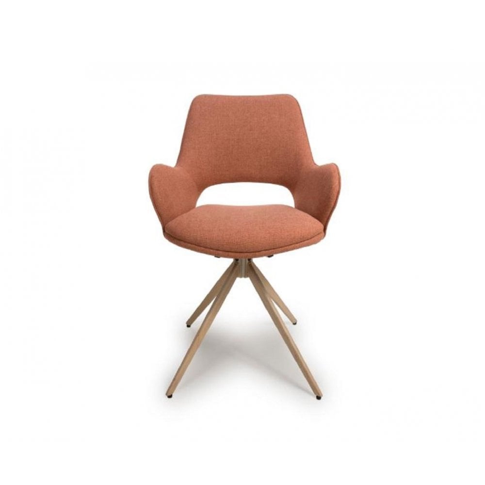 Perth Swivel Chair Brick (Sold in 2's)