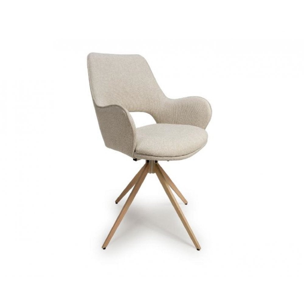 Perth Swivel Chair Natural (Sold in 2's)
