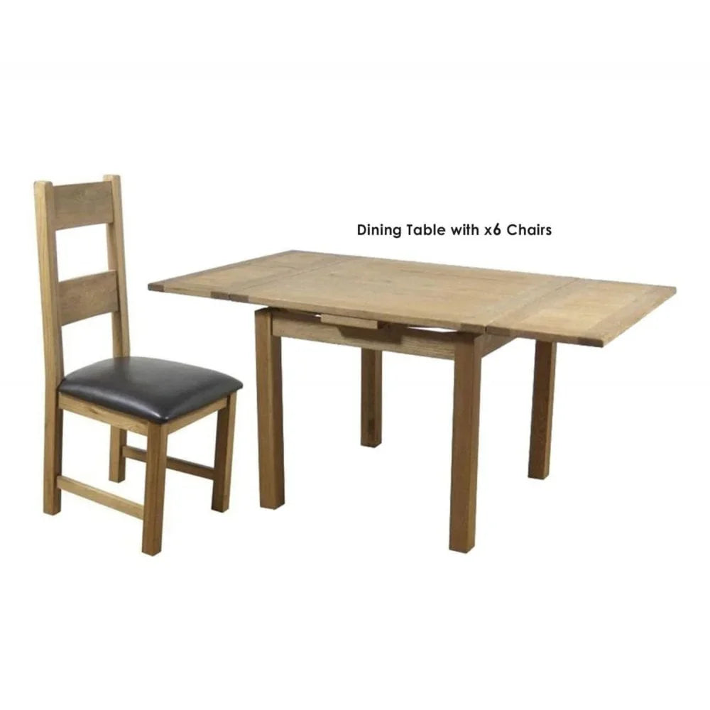 Hampshire Draw Leaf Table 900mm - 1600mm