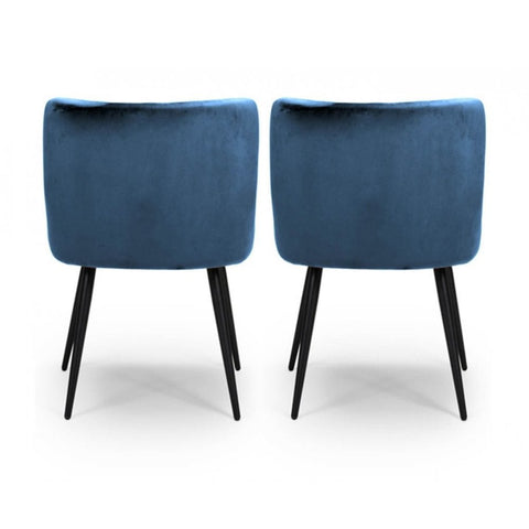 Malmo Dining Chair Blue (Sold In 2'S)