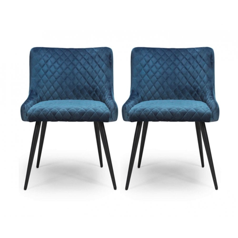 Malmo Dining Chair Blue (Sold In 2'S)