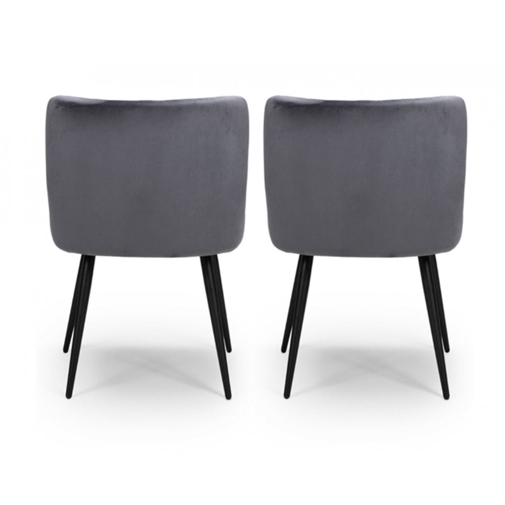 Malmo Dining Chair Grey (Sold In 2'S)