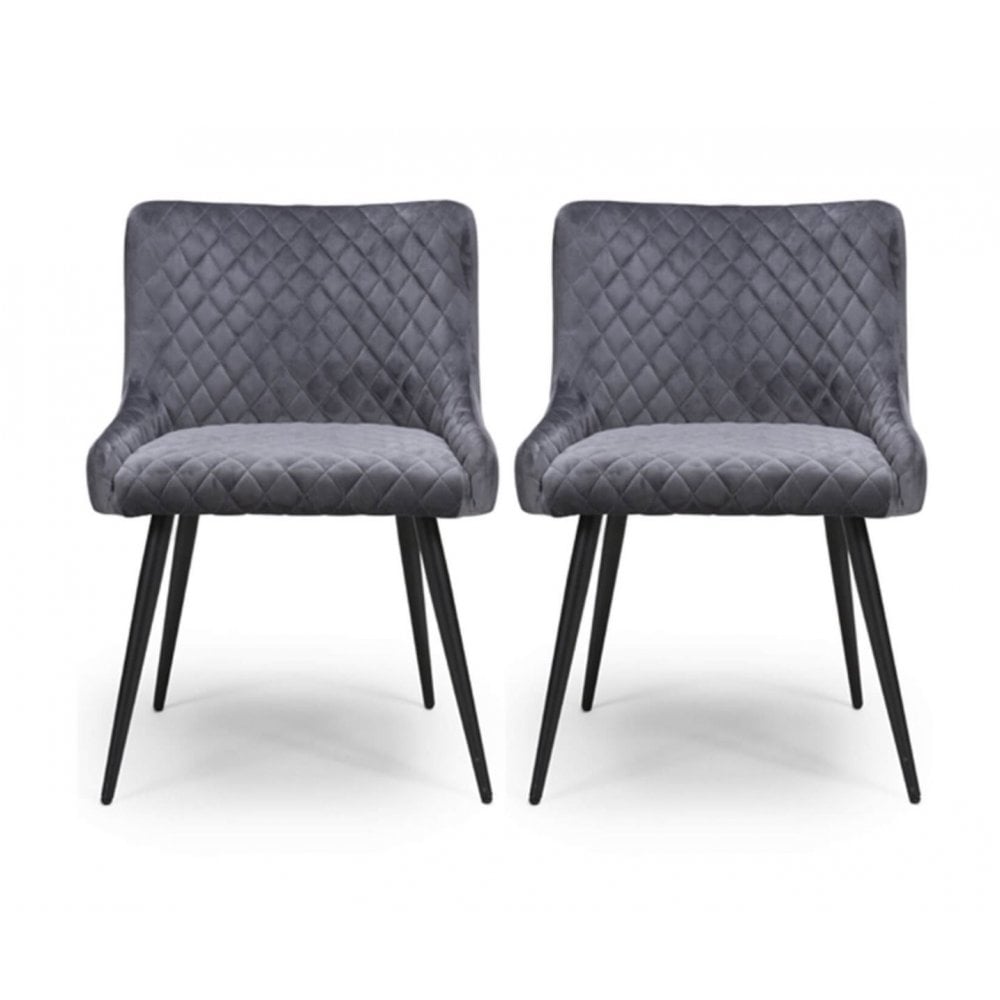 Malmo Dining Chair Grey (Sold In 2'S)