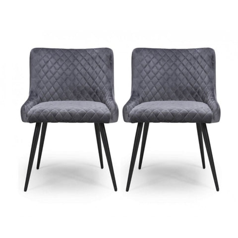 Malmo Dining Chair Grey (Sold In 2'S)
