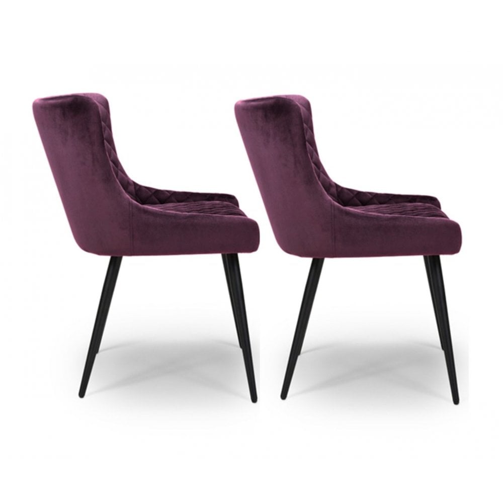 Malmo Dining Chair Mulberry (Sold In 2'S)