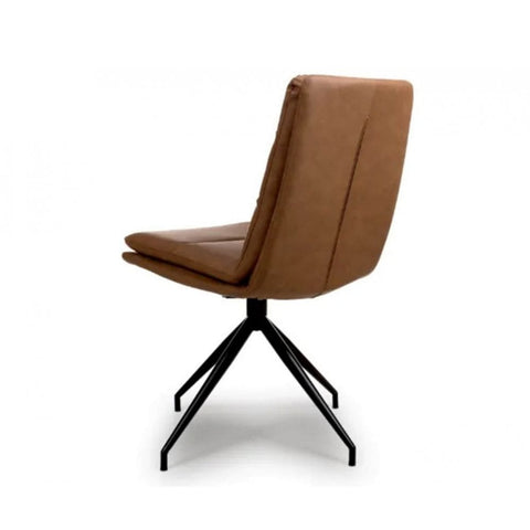 Nobo Swivel Chair Tan (Sold In 2'S)
