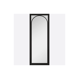 Black Melrose Clear Glazed Door