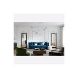 Black Melrose Clear Glazed Door