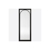 Black Melrose Reeded Glazed Door
