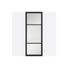 Black Sutton Reeded Glazed Door