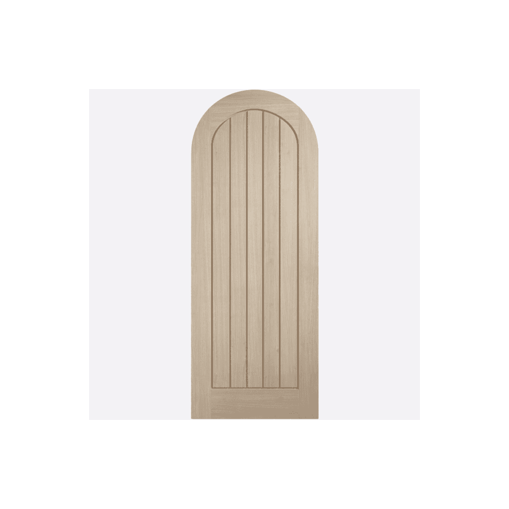 Blonde Oak Mexicano Arched Door