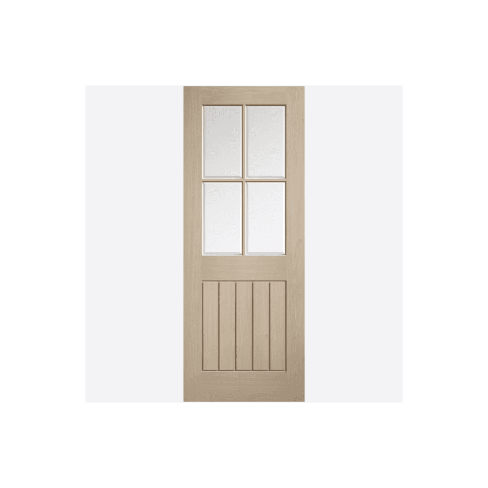 Blonde Oak Mexicano Glazed Door