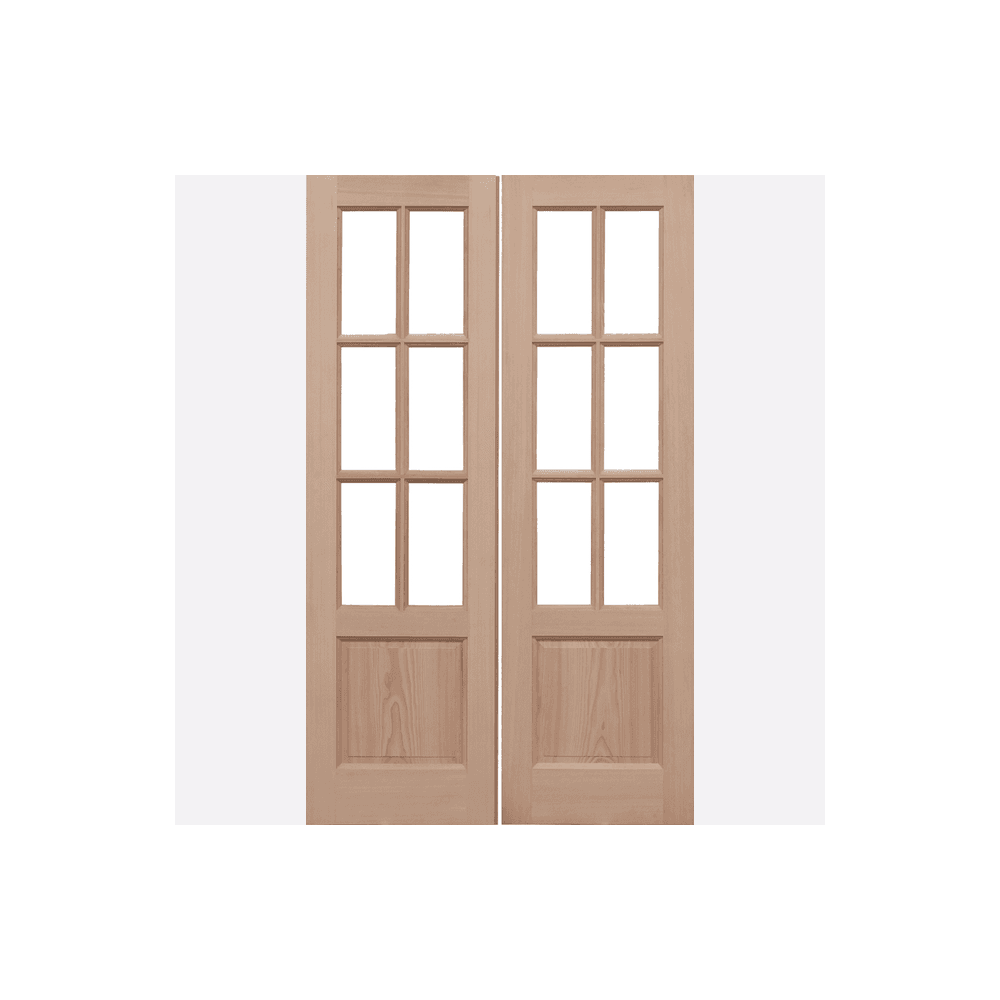 Hemlock Unglazed GTP2P Pairs Door