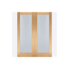 Oak Mexicano Glazed Pair Door