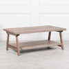 120cm Rustic Acacia Wooden A Frame Coffee Table