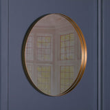 80cm Gold Round Wall Mirror