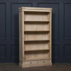 Blanche Wooden Rustic Single Open Bookcase with Drawers