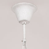 Distressed 5 Branch Chandelier with Shades
