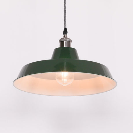 Factory Style  Enamel Painted Pendant Light