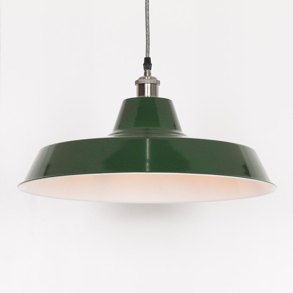 Factory Style  Enamel Painted Pendant Light
