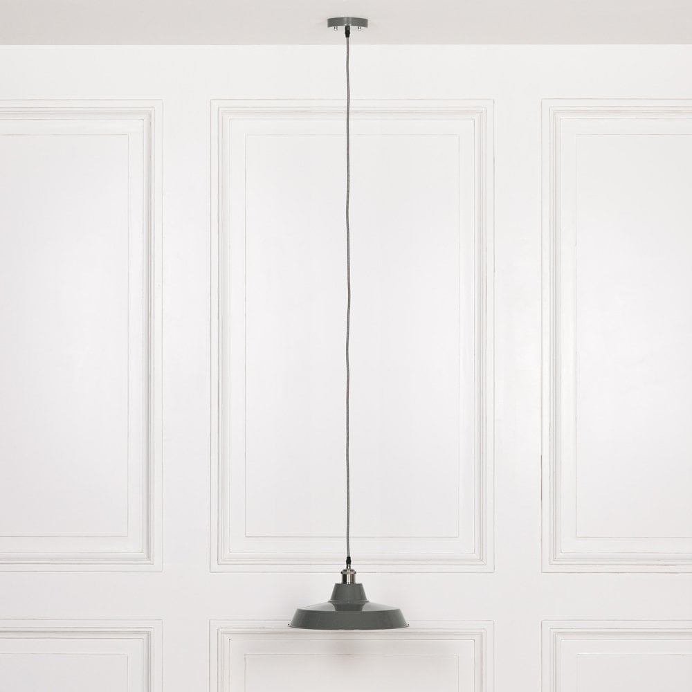 Factory Style  Enamel Painted Pendant Light