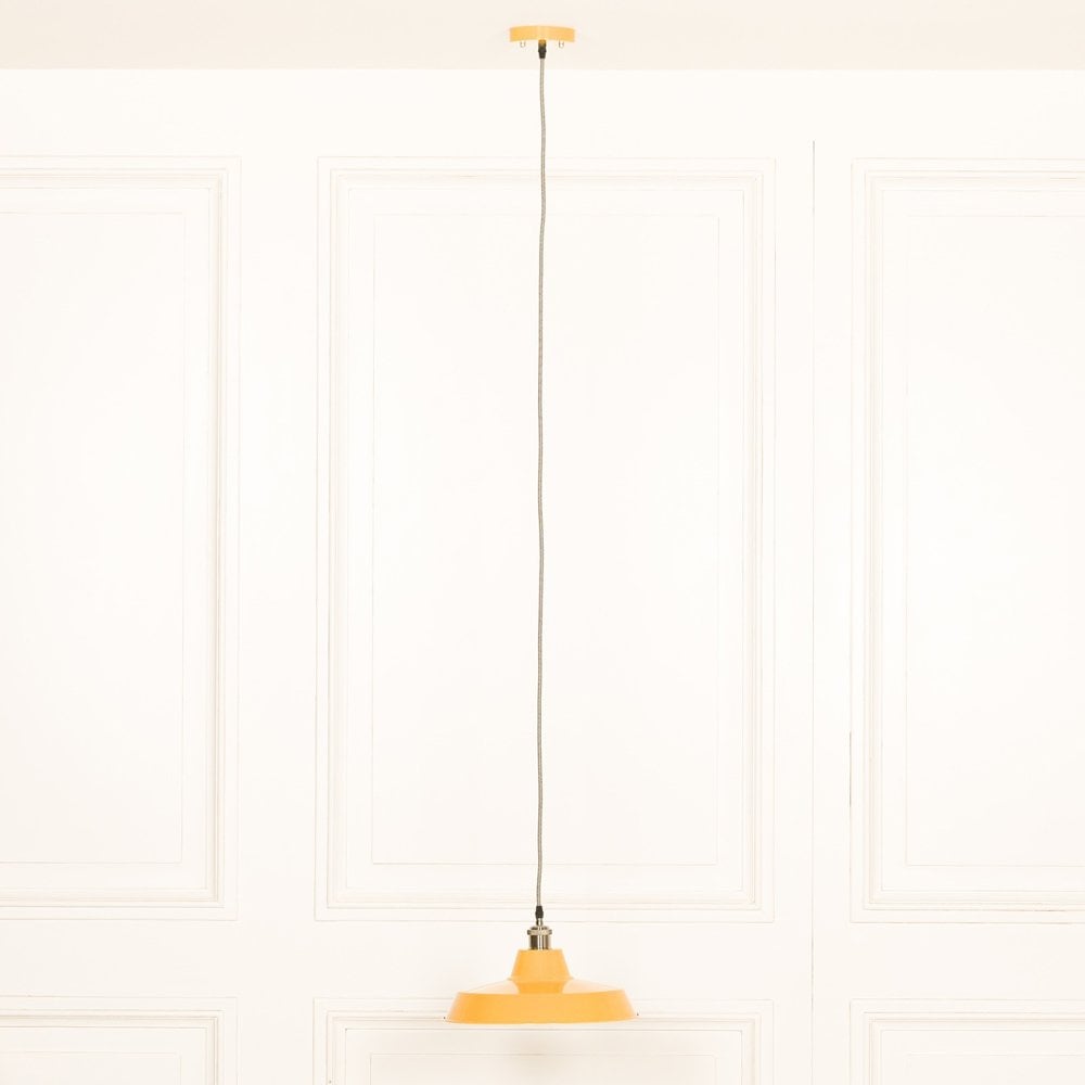 Factory Style  Enamel Painted Pendant Light