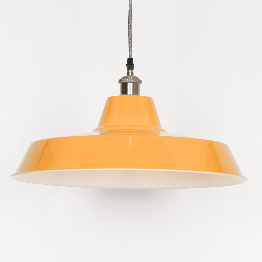 Factory Style  Enamel Painted Pendant Light