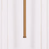 Gold Satin Deco Glass Ball Wall Light