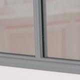 Grey Gothic Wall Mirror