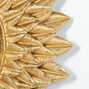 Round 48cm Sunflower Metal Wall Mirror