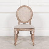 Wooden Louis Upholstered Dining Chair
