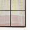Black Metal Window Mirror