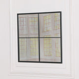 Black Metal Window Mirror