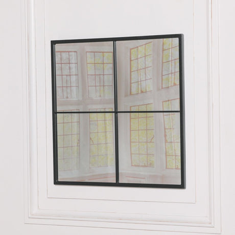 Black Metal Window Mirror