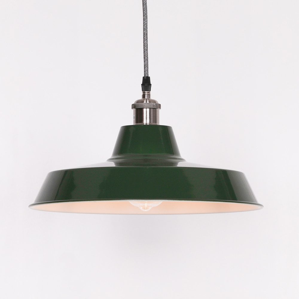 Factory Style  Enamel Painted Pendant Light