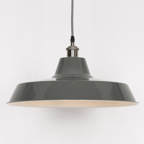 Factory Style  Enamel Painted Pendant Light
