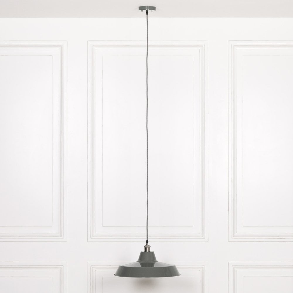 Factory Style  Enamel Painted Pendant Light