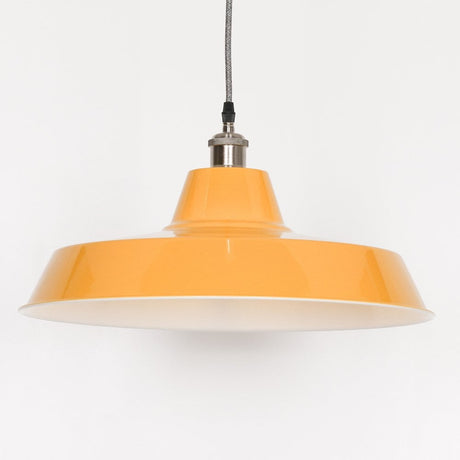 Factory Style  Enamel Painted Pendant Light