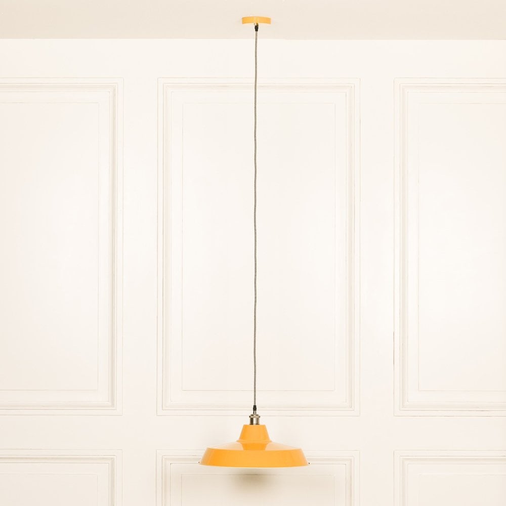 Factory Style  Enamel Painted Pendant Light