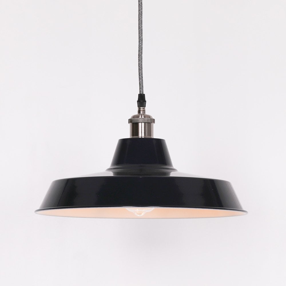 Factory Style  Enamel Painted Pendant Light