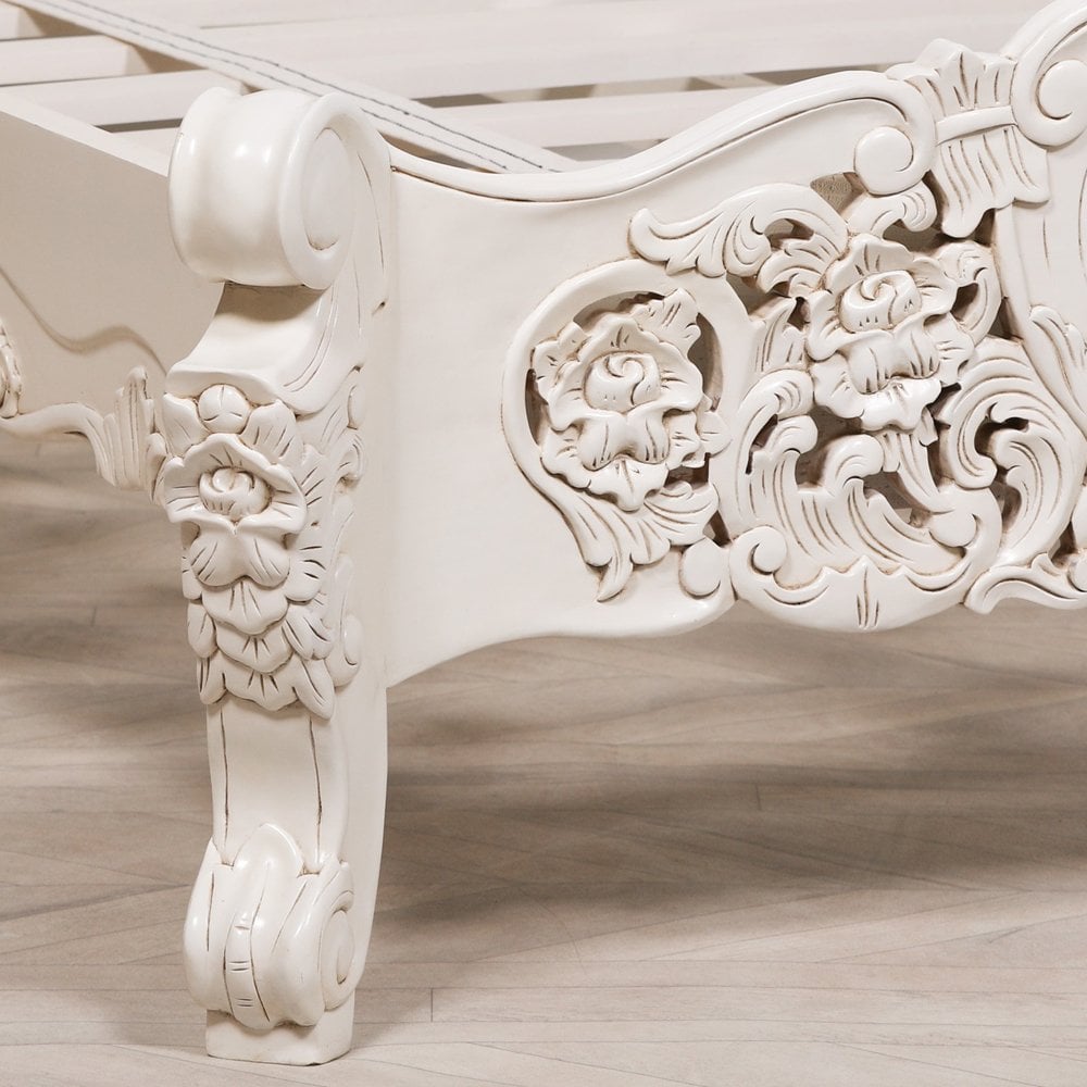 Rococo Carved Bed