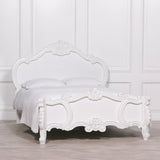 French Carved Rose Cherub Bed