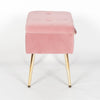 Pink Suitcase Stool With Legs