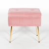 Pink Suitcase Stool With Legs
