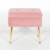 Pink Suitcase Stool With Legs