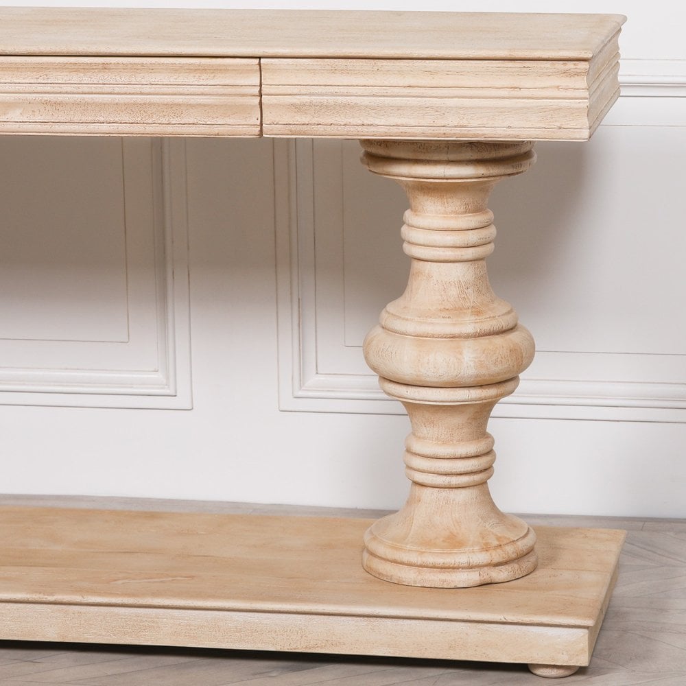 180cm Wooden Console Table With Drawers